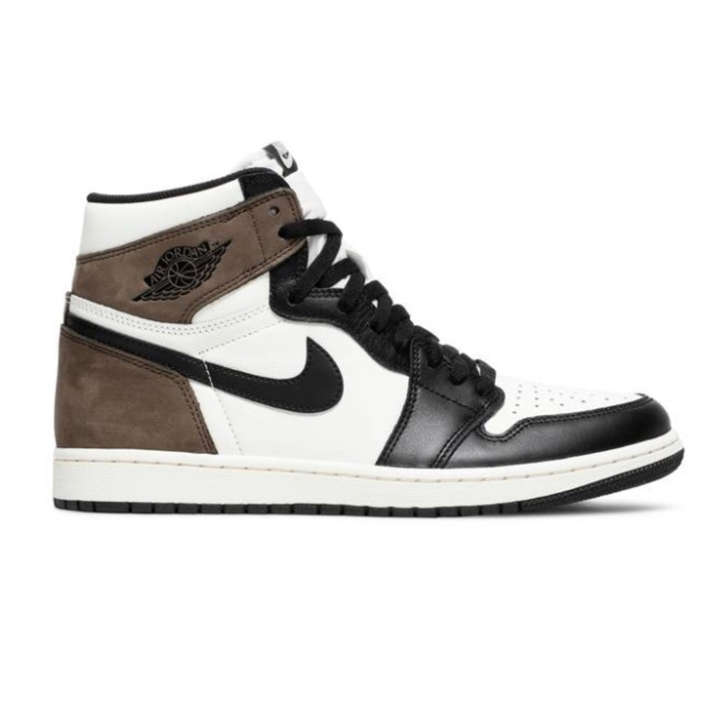 selling my Air Jordan 1 Retro high OG Dark Mocha.NEW!Brown,Black, and white